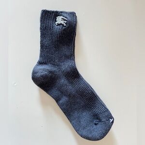 Burberry Dark Gray Crew Socks